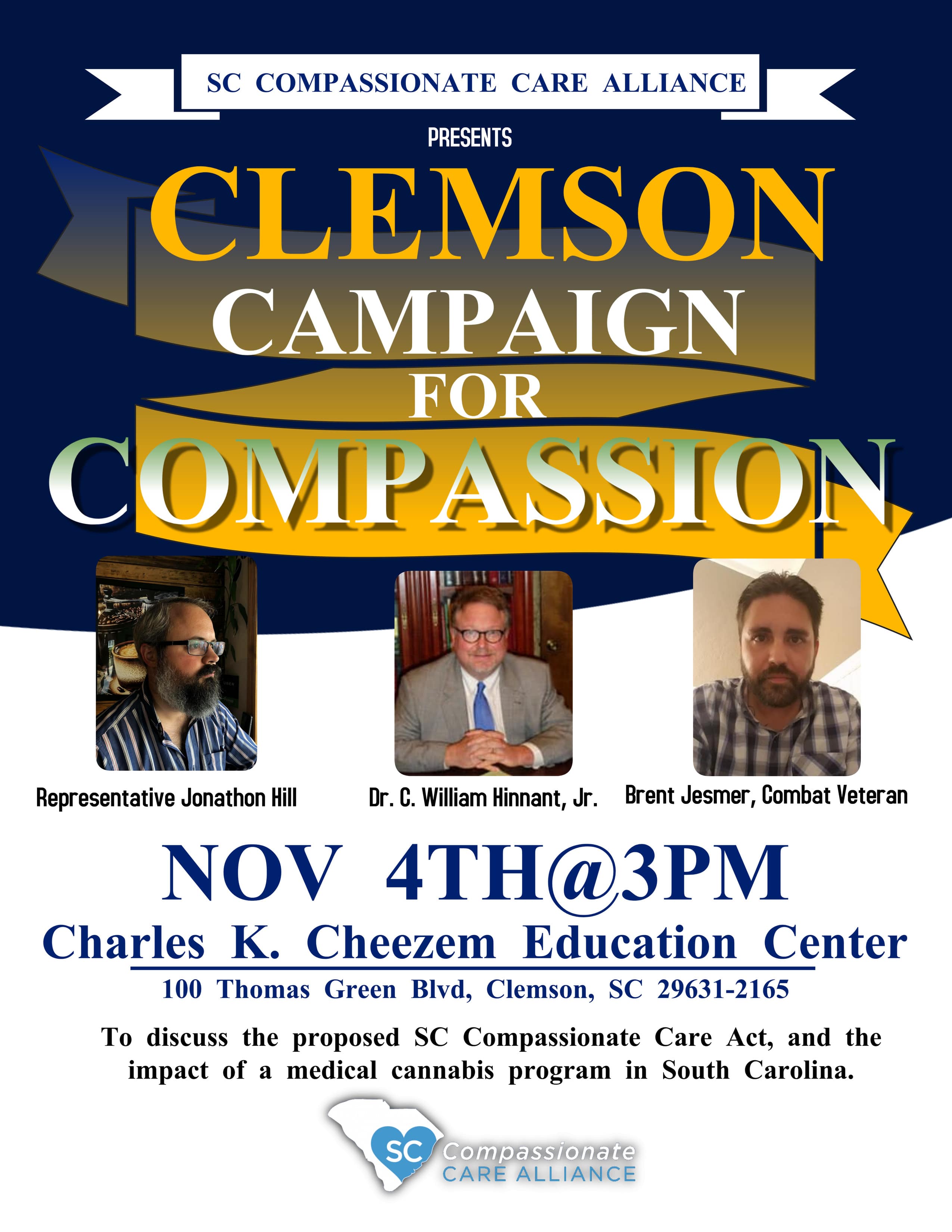 Clemson Campaign For Compassion SC Compassionate Care Alliance
